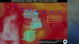 Weather forecast: June 7, 2010 (2010-06-07)