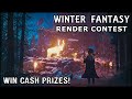 Winter Fantasy ❄️ 3D Render Contest