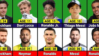 AGE Comparison: Famous Footballers And Their FIRST Son\/Daughter