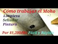 Cómo limpiar, eliminar, y sellar, el moho de paredes humedas #aprendiendoyrenovandoconpakirro