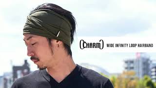 CHARM Wide Infinity Loop Hairband, Japanese Fashion Head Wrap