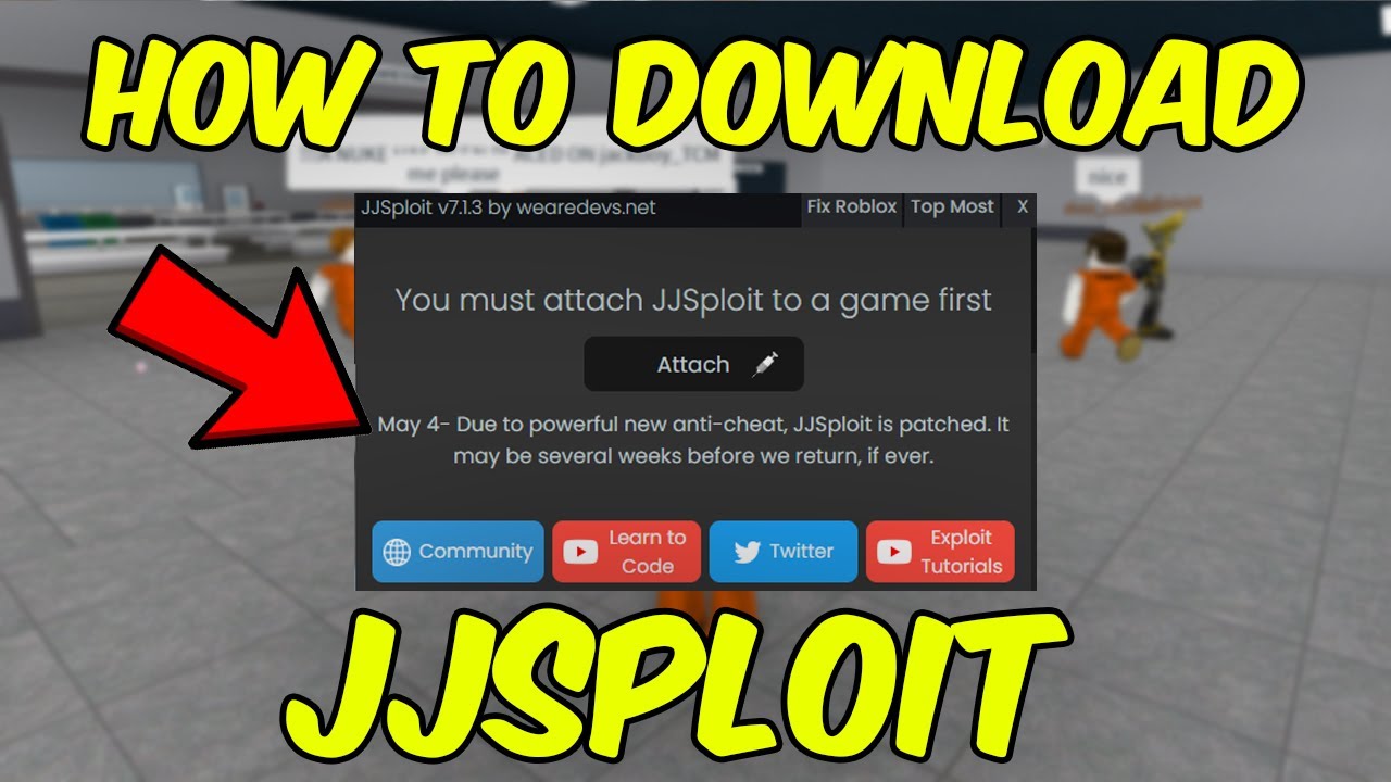 Roblox Executor NO KEY! how to install jjsploit on your PC with