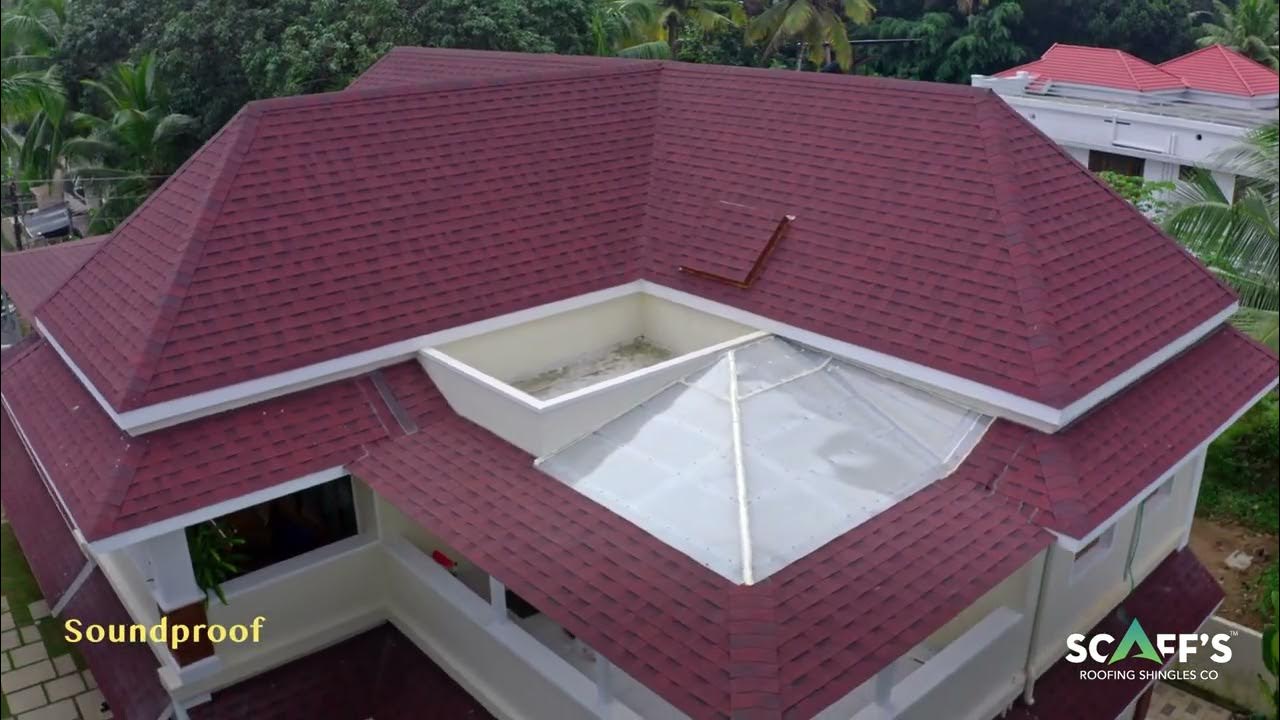 iko Cambridge Riviera Red Site at kollam ..shingles roof tiles 