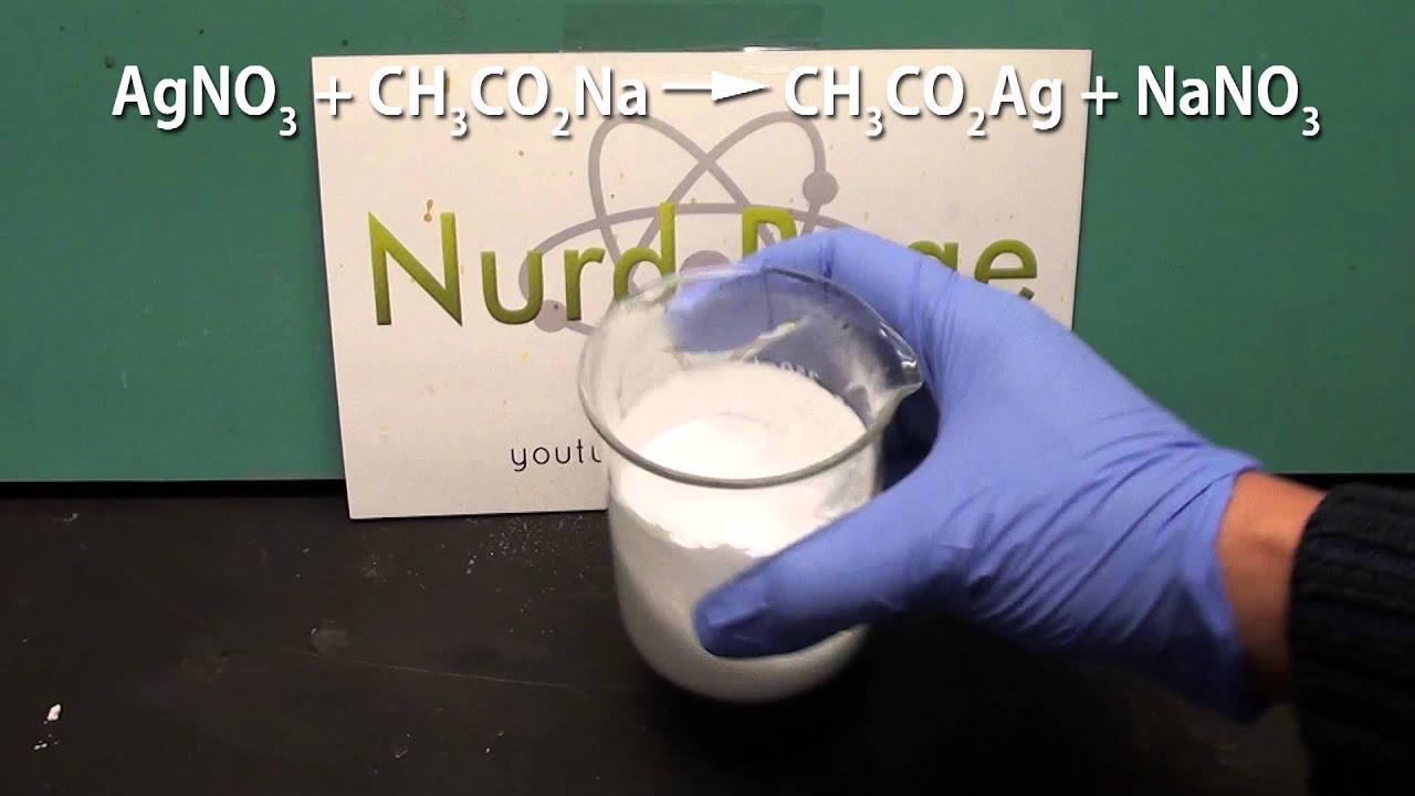 Make Silver Acetate YouTube