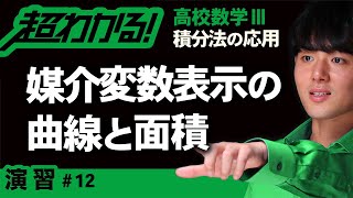 【積分法の応用が超わかる！】◆媒介変数表示の曲線と面積の復習　（高校数学Ⅲ）