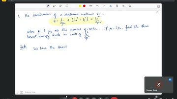 Atomic and Molecular Physics - NPTEL - noc24_ph04 - Week 11 - Problem solving session