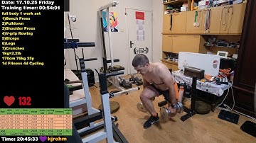 Fitness Workout Live Stream 17.10.2025 fiv