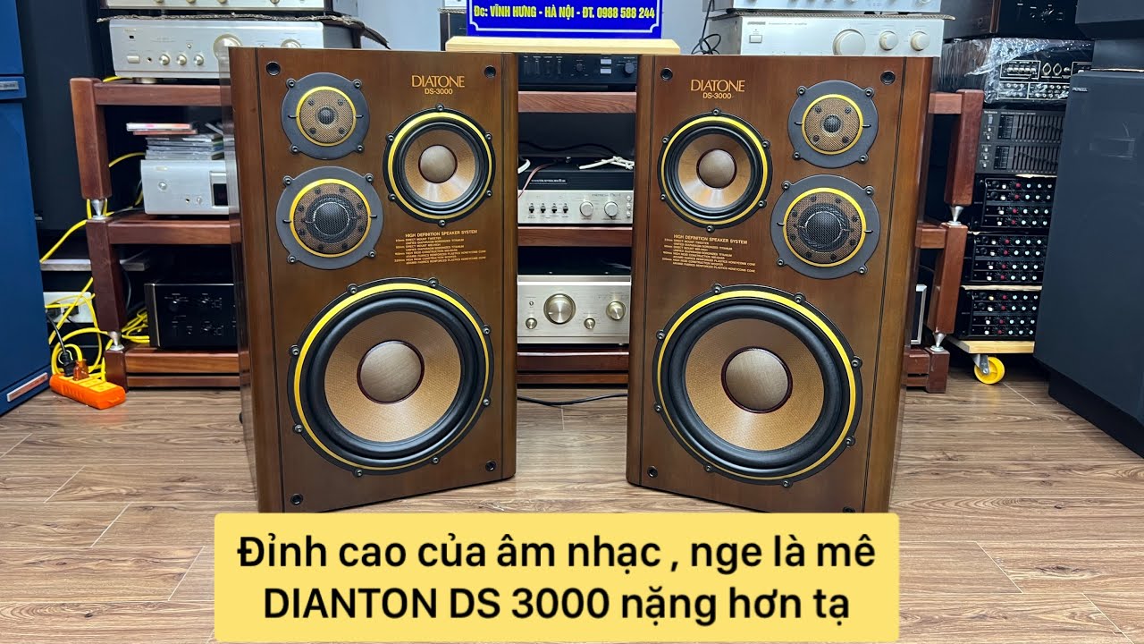Đẳng cấp của loa nhật |DIANTON DS 3000 , bass 32 nặng hơn tạ , moden làm nên tên tuổi của hãng