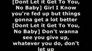 AKON - DON&#39;T LET UP LYRICS