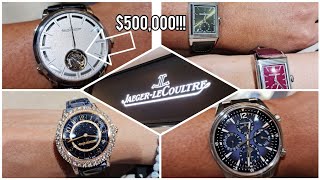 Shopping for my next luxury watch at Jaeger Le-Coultre! + Trying on a $500,000 watch! | Watch Alley