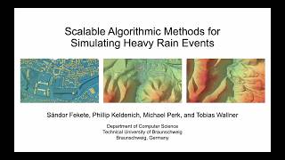 Scalable Algorithmic Methods for Simulating Heavy-Rain Events