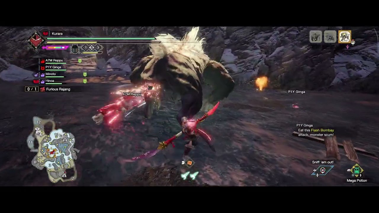 [MH:Rise - Sunbreak] Furious Rajang - Urgent Quest (MR6) | Insect Glaive