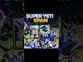 Th17 unbelievable super yeti spam | Clash of clans #coc #th17 #shorts