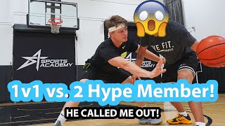 1V1 vs. 2Hype Member! (HE CALLED ME OUT!!)