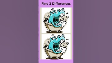 Find the 3 Differences in 30 Seconds! | Spot the Difference Game #shorts #challenge #spot #viral
