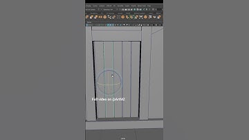 Medieval House, Window, Door 3d modeling Autodesk Maya tutorial