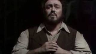 Video thumbnail of "Luciano Pavarotti : Una furtiva lacrima"