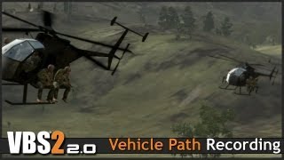 VBS2 Vehicle Path Recording and Playback