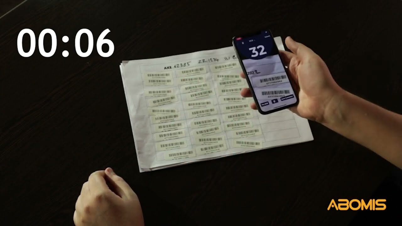 Mobile BRS - Scan one flight's bagtags in a minute