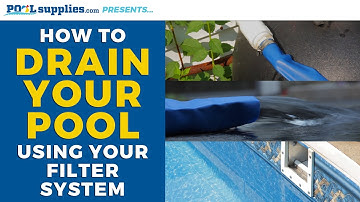 How to Drain Your Pool Using Your Filter System | PoolSupplies.com