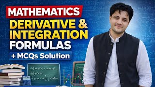 Derivative &amp; Integration Full Formulas + Examples | Class 12 Complete One Shot Lecture | Karamat Sir