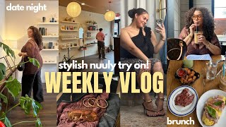 WEEKLY VLOG | *stylish* plus size try-on, romantic brunch, date night ♡ Information