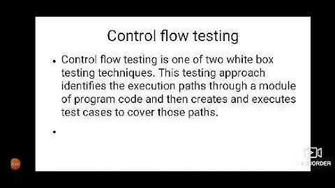 Control flow Testing
