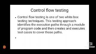 Celebrity Control flow Testing Profile
