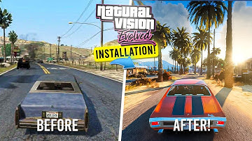 How To Install Natural Vision Evolved Graphics Mod in GTA 5 Enhanced Edition! (Tutorial)