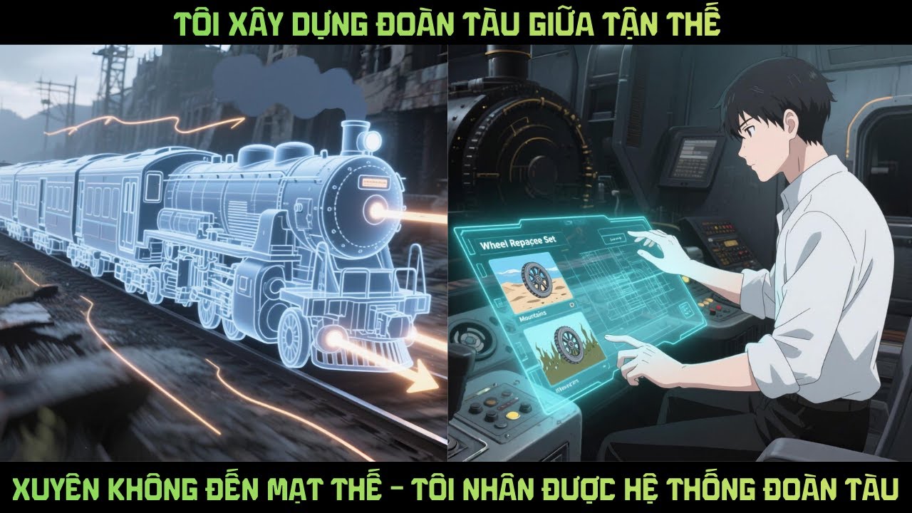 TÔI XÂY DỰNG ĐOÀN TÀU GIỮA TẬN THẾ | P01 | Xuyên không đến mạt thế | Audio Mạt thế