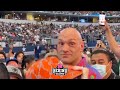 TYSON FURY MOBBED BY FANS AT THE CANELO VS BILLY JOE SAUNDERS FIGHT