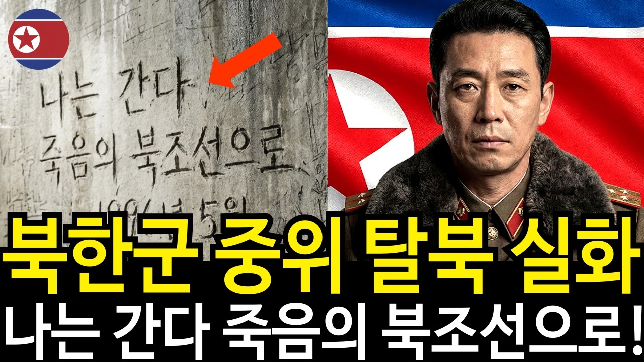 두만강 2번 건넌 북한군 중위 탈북.. 남한땅 도착 순간 오열했다
