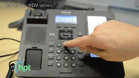 How to set up and cancel call forwarding on a hosted Panasonic HDV series telephone