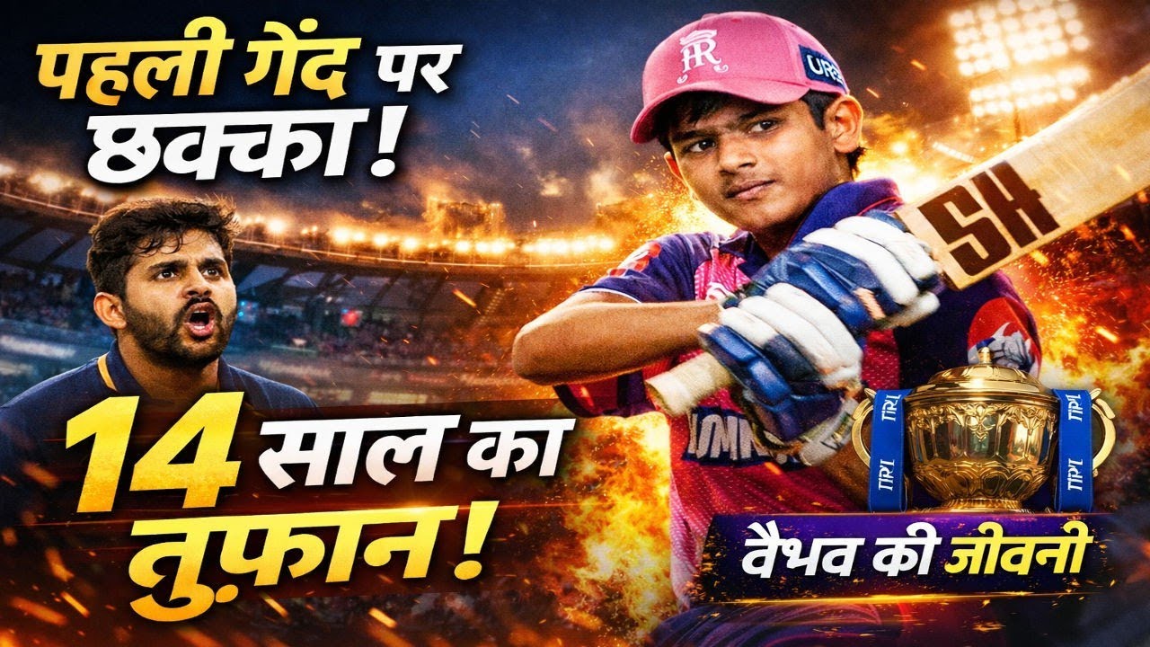 14 साल का तूफान! Vaibhav Suryavanshi की जीवनी जिसने IPL हिला दिया 😱 | Youngest IPL Centurion