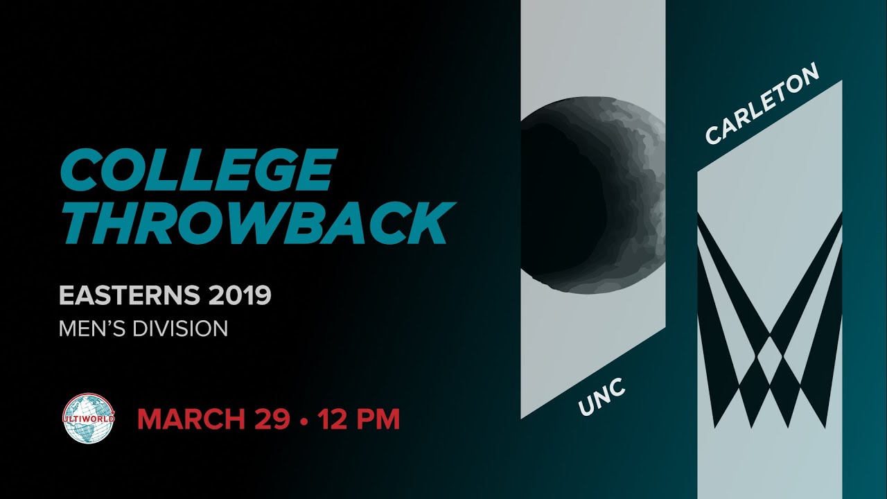 College Throwback: Carleton vs. UNC | 2019 Men's Eastern's