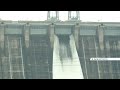 Красноярская ГЭС открыла сразу два шлюза для сброса воды с водохранилища