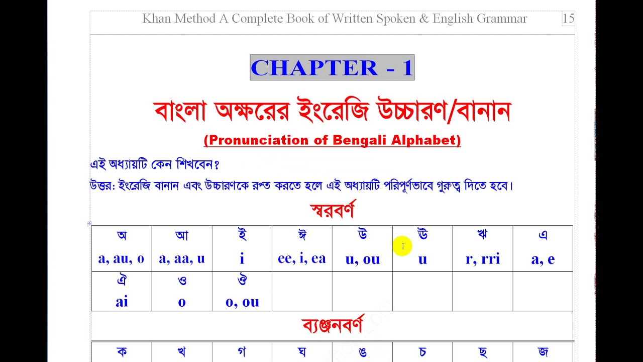 assignment bangla spelling