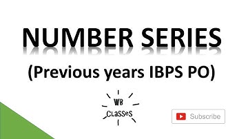 Number series (Previous years) IBPS PO