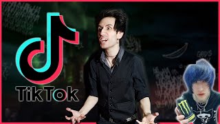 ANGRY GOTH REACTS TO CRINGE EMO TIKTOK (From Live Stream)