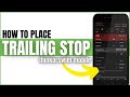 How to Set Trailing Stop Loss on ThinkorSwim Mobile App