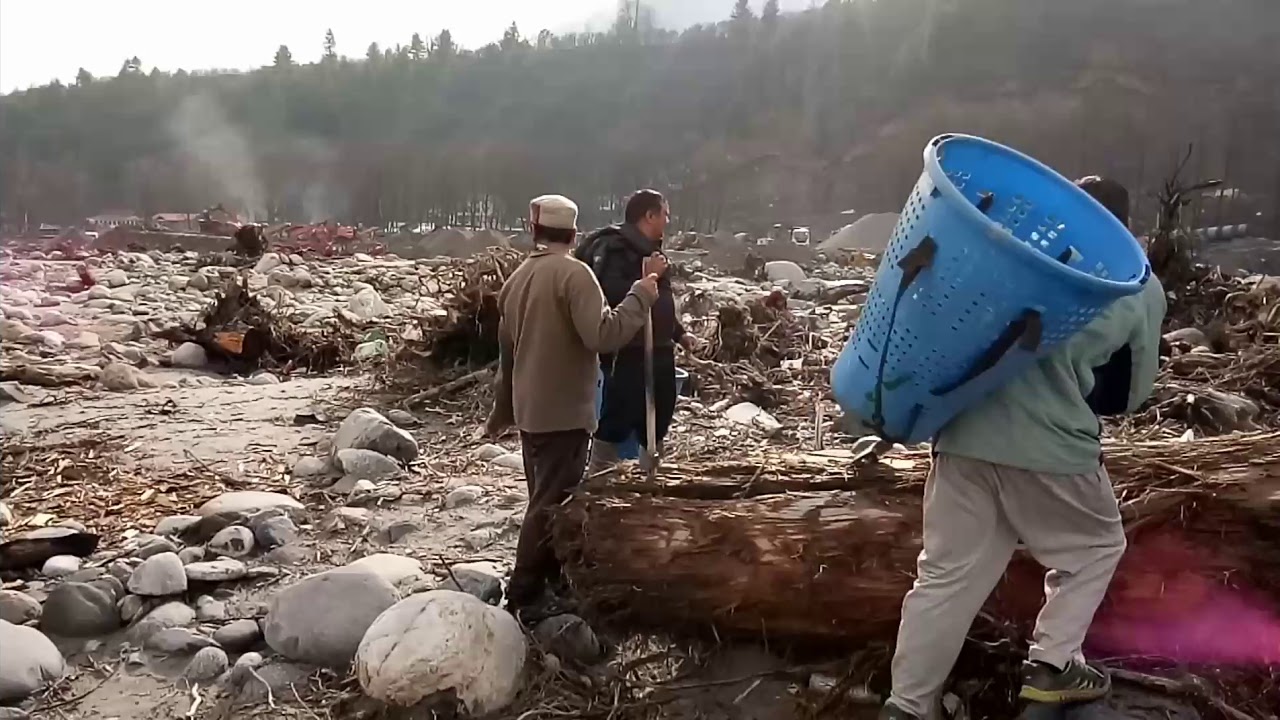 Kullu Manali flood 2019.| view after flood in kullu manali.