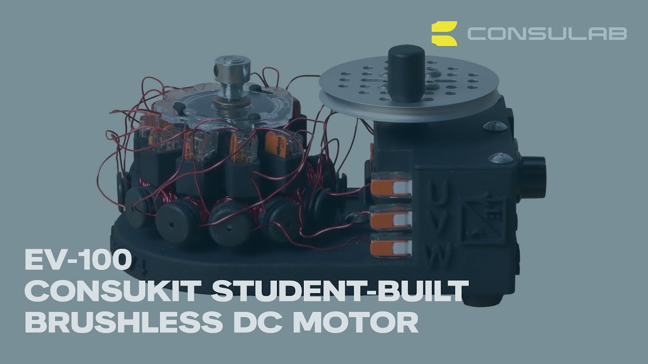 EV-100 ConsuKit Student-Built Brushless DC Motor: Students Build the Future of Electric Vehicles
