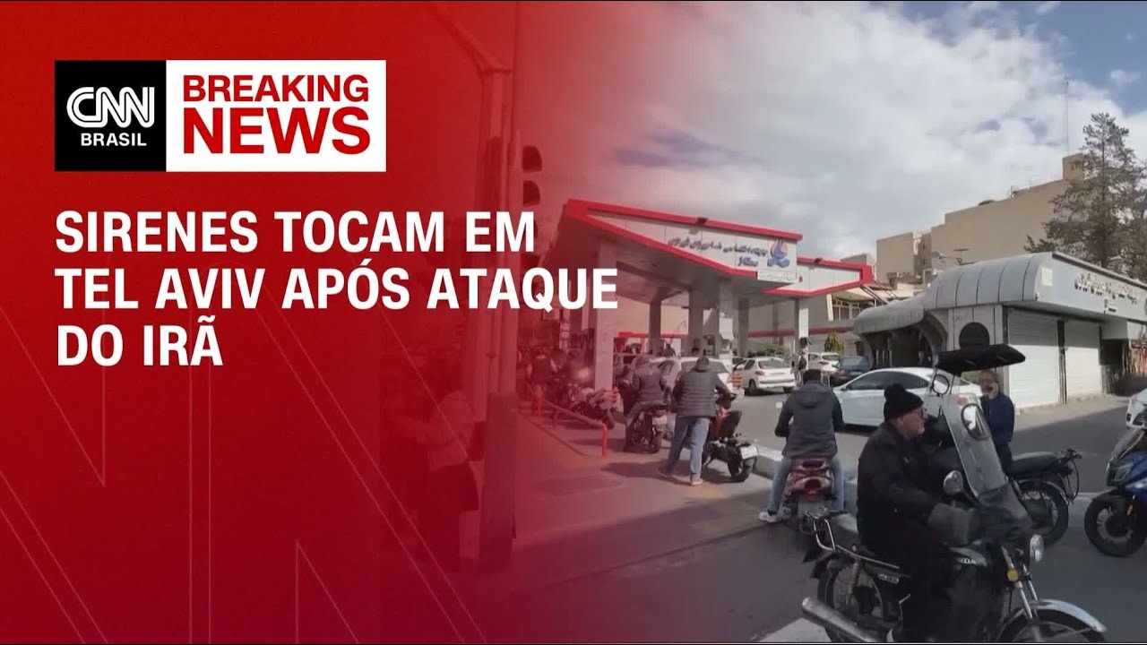 Irã ataca Israel: Sirenes tocam em Tel Aviv | CNN NEWSROOM