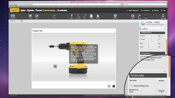 Label 59 : How to add a text block and style it ?
