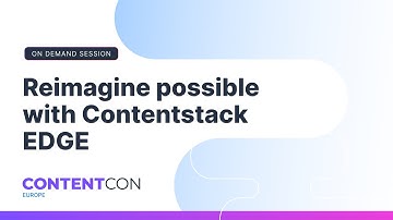 Reimagine possible with Contentstack Edge with Tim Benniks & Victor Monsch
