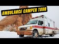 Ambulance Camper Conversion Tour - Tiny Home on Wheels