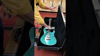 Suhr Custom Set Neck Modern Flame Maple Top Blower Switch 24 Stainless Steel Jumbo Frets Bahama Blue