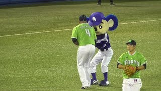 20170727 ドアラ、劣勢でやけくそ気味に旗を振りHR2本のバレンティンを刺す!!