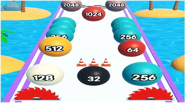 2048 Runner Balls Ball Games - Gameplay Walkthrough - Levels 81-100