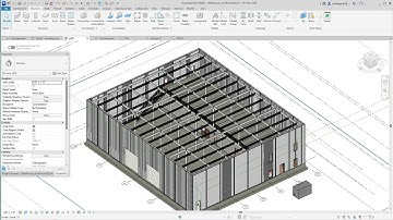 Revit 2026 Precast Structure Roof framing plan